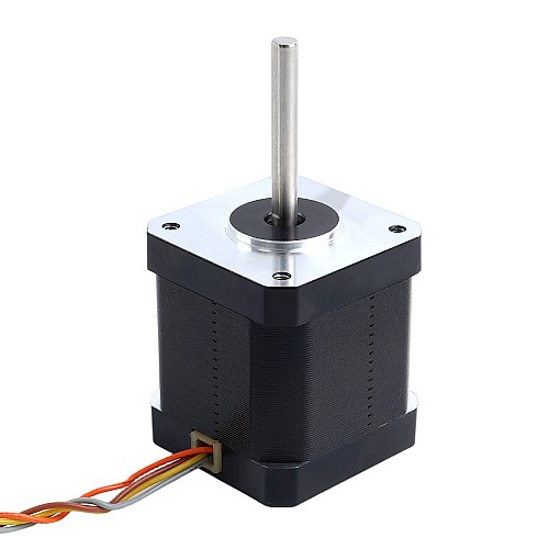 Nema 17 Yüksek Sıcaklık Adım Motoru 55Ncm(77,93oz.in), 38mm, D-tipi mil 5mm, İzolasyon Sınıfı H 180 °C, JST-XH Konnektör - 17HS19-2504S-H-V6 | StepperOnline