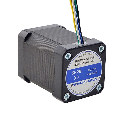 Nema 17 Unipolar 1.8 derece 65 Ncm (92 oz.in) 1.2A 42x42x60mm 6 Kablo