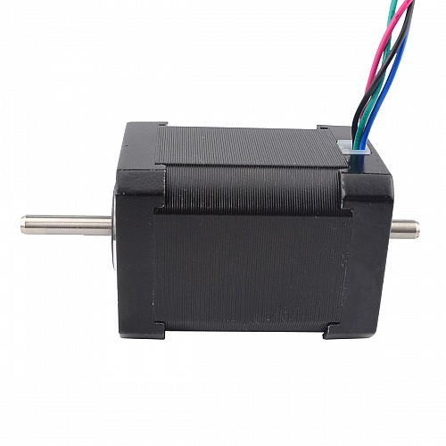 Çift Şaftlı Nema 17 Bipolar 1,8 derece 65 Ncm (92 oz.in) 2,1 A 42x42x60 mm 4 Kablo