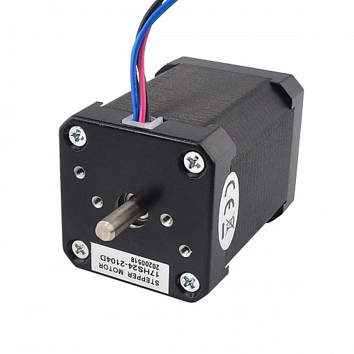 Çift Şaftlı Nema 17 Bipolar 1,8 derece 65 Ncm (92 oz.in) 2,1 A 42x42x60 mm 4 Kablo