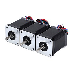 3 adet E Serisi Nema 17 Step Motor 1.8 derece 60 Ncm (84.97 oz.in) 2.1A 42x42x60mm 4 Kablo