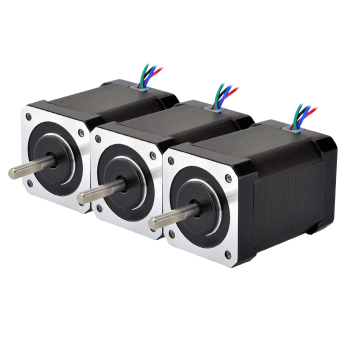 3 ADET Nema 17 Bipolar 1.8 derece 76Ncm(107.62oz.in) 2.1A 42x42x60mm 4 Kablo