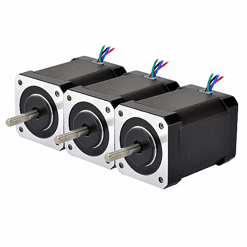 3 ADET Nema 17 Bipolar 1.8 derece 65 Ncm (92 oz.in) 2.1A 42x42x60mm 4 Kablo 3 ADET Nema 17 Bipolar 1.8 derece 65 Ncm (92 oz.in) 2.1A 42x42x60mm 4 Kablo