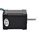 Nema 17 Bipolar 1,8 derece 65Ncm(92,05oz.in) 0,60A 42x42x60mm 4 Kablo - 17HS24-0644S | StepperOnline