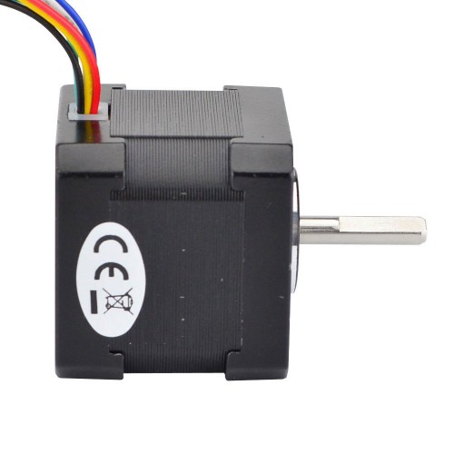 Nema 17 Tek Kutuplu 1,8 derece 26Ncm(36,82oz.inç) 0,4A 42x42x40mm 6 Tel