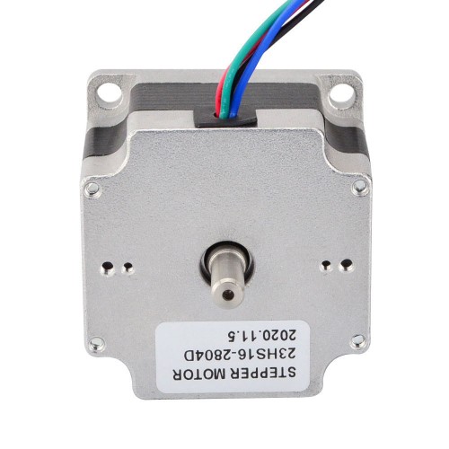 Çift Şaftlı Nema 23 Bipolar 1,8 derece 0,55 Nm (77,88 oz.in) 2,8 A 57x57x41 mm 4 Kablo