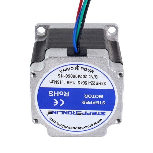 Nema 23 Çift Kutuplu 1,8 derece 1,16Nm(164,3oz.inç) 1,5A 57x57x56mm 4 Tel