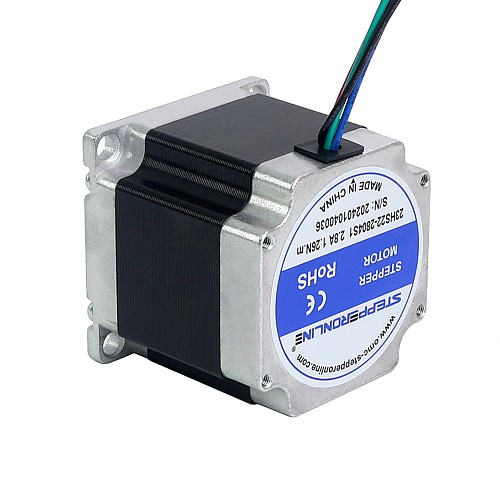 Nema 23 Bipolar 1,26 Nm (178,4 oz.in) 2,8 A 57x57x56 mm 4 Kablo Φ6 mm Şaft