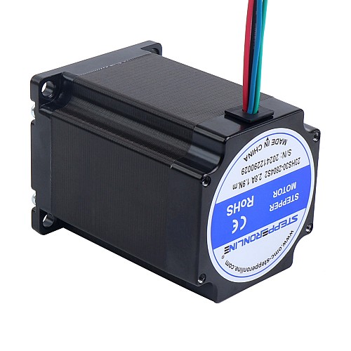 Nema 23 Bipolar 1,9 Nm (269,06 oz.in) 2,8 A 57x57x76,5 mm 4 Kablo Φ8 mm Şaft Nema 23 Bipolar 1,9 Nm (269,06 oz.in) 2,8 A 57x57x76,5 mm 4 Kablo Φ8 mm Şaft