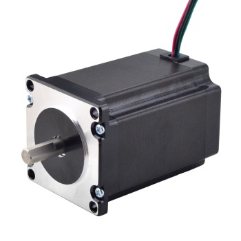 Nema 23 Adım Motoru 2,4 Nm (339,87 oz.in) 4A 57x57x82mm 8mm Şaft 4 Kablo