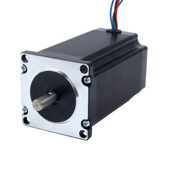 İkinci El – ABD Stoku - Nema 23 Step Motor Bipolar 1.8 derece 3.00 Nm (424.83 oz.in) 5.0 A 57x57x100 mm 4 Kablo