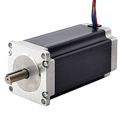 NmRV30 Sonsuz Dişli Hız Düşürücü için 9 mm Şaftlı Nema 23 Adım Motoru 3 Nm (425 oz.in)