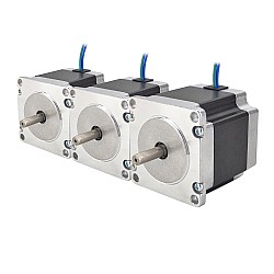 3 adet E Serisi Nema 23 Step Motor Bipolar 1.8 derece 1.26 Nm (178.4oz.in) 2.8A 57x57x56mm 4 Kablo