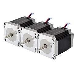3 adet Nema 23 Bipolar 1.8 derece 2.00 Nm (283.22 oz.in) 2.8A 57x57x76mm 4 Kablo
