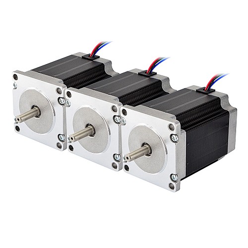 3 adet Nema 23 Bipolar 1.8 derece 2.00 Nm (283.22 oz.in) 2.8A 57x57x76mm 4 Kablo 3 adet Nema 23 Bipolar 1.8 derece 2.00 Nm (283.22 oz.in) 2.8A 57x57x76mm 4 Kablo