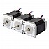 3 adet Nema 23 Bipolar 1.8 derece 2.00 Nm (283.22 oz.in) 2.8A 57x57x76mm 4 Kablo