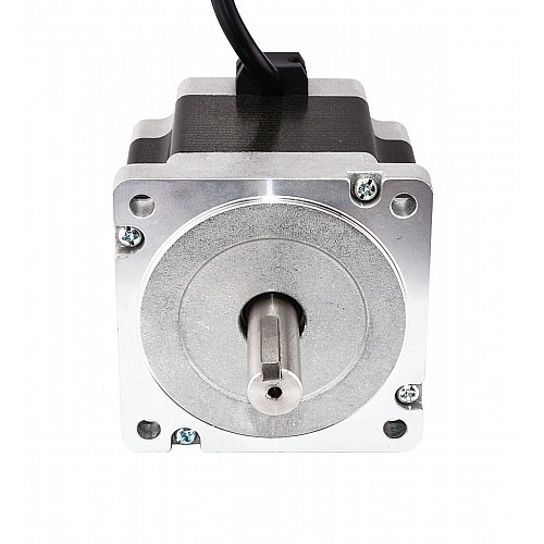 Kamalı Çift Şaftlı Nema 34 CNC Adım Motoru 4,5 Nm (637,25 oz.in) 5,5 A 86x86x80 mm Kamalı Çift Şaftlı Nema 34 CNC Adım Motoru 4,5 Nm (637,25 oz.in) 5,5 A 86x86x80 mm