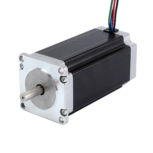 Nema 23 Bipolar 3Nm (425oz.in) 8mm Çap 4.2A 57x57x113mm 4 Kablolu Adım Motoru