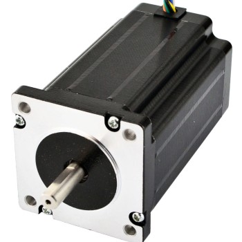 Çift Şaftlı Nema 23 CNC Adım Motoru 3,1 Nm (439 oz.in) 60x60x88 mm 8 Kablo
