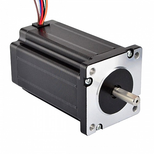 Çift Şaftlı Nema 23 CNC Adım Motoru 3,4 Nm (481,48 oz.in) 60x60x100 mm 8 Kablo