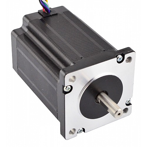 Çift Şaftlı Nema 23 CNC Adım Motoru 3,1 Nm (439 oz.in) 60x60x88 mm 8 Kablo