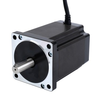 E Serisi Nema 34 Step Motor Bipolar 1,8 derece 8,2 Nm (1161,22 oz.in) 6,0 A 86x86x114 mm 4 Kablo