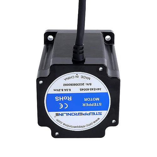 E Serisi Nema 34 Step Motor Bipolar 1,8 derece 8,2 Nm (1161,22 oz.in) 6,0 A 86x86x114 mm 4 Kablo