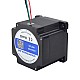 P Serisi Nema 34 Bipolar 1,8 derece 4,5 Nm (637,25 oz.in) 6,0 A 86x86x74 mm 4 Kablo