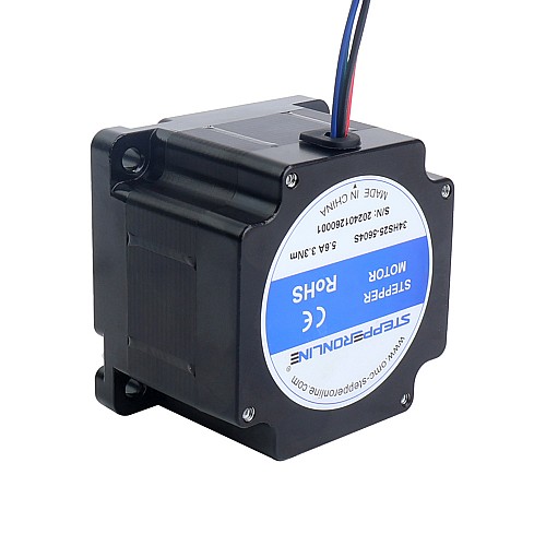S Serisi Nema 34 Step Motor Bipolar 1,8 derece 3,3 Nm (467,32 oz.in) 5,6 A 86x86x64 mm 4 Kablo S Serisi Nema 34 Step Motor Bipolar 1,8 derece 3,3 Nm (467,32 oz.in) 5,6 A 86x86x64 mm 4 Kablo