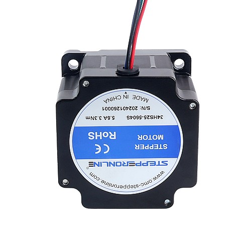 S Serisi Nema 34 Step Motor Bipolar 1,8 derece 3,3 Nm (467,32 oz.in) 5,6 A 86x86x64 mm 4 Kablo S Serisi Nema 34 Step Motor Bipolar 1,8 derece 3,3 Nm (467,32 oz.in) 5,6 A 86x86x64 mm 4 Kablo