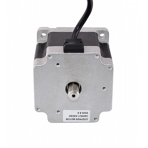 Kamalı Çift Şaftlı Nema 34 CNC Adım Motoru 4,5 Nm (637,25 oz.in) 5,5 A 86x86x80 mm Kamalı Çift Şaftlı Nema 34 CNC Adım Motoru 4,5 Nm (637,25 oz.in) 5,5 A 86x86x80 mm
