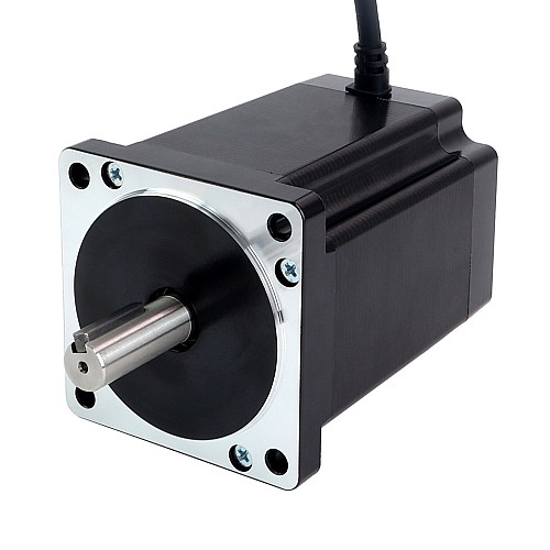 S Serisi Nema 34 Step Motor Bipolar 1,8 derece 8,2 Nm (1161,45 oz.in) 6,0 A 86x86x113mm 4 Kablo S Serisi Nema 34 Step Motor Bipolar 1,8 derece 8,2 Nm (1161,45 oz.in) 6,0 A 86x86x113mm 4 Kablo