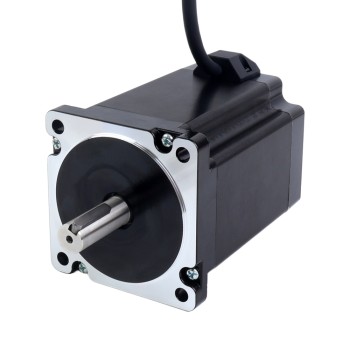 Kamalı Çift Şaftlı Nema 34 CNC Adım Motoru 8,5 Nm (1204 oz.in) 5A 86x86x114mm