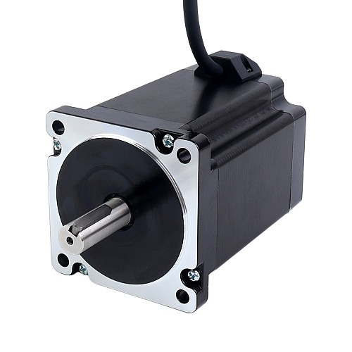 Kamalı Çift Şaftlı Nema 34 CNC Adım Motoru 8,5 Nm (1204 oz.in) 5A 86x86x114mm
