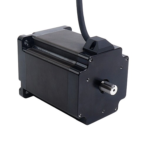 Kamalı Çift Şaftlı Nema 34 CNC Adım Motoru 8,5 Nm (1204 oz.in) 5A 86x86x114mm