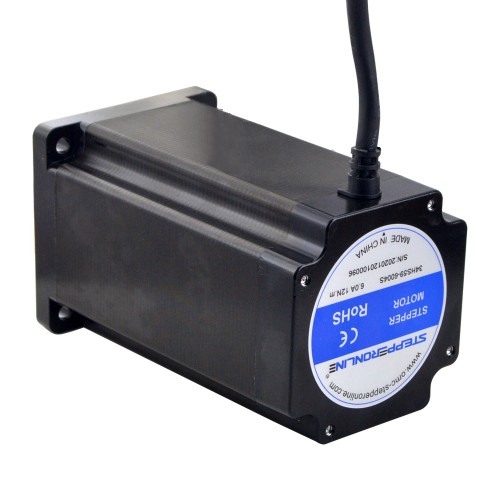 S Serisi Nema 34 Step Motor Bipolar 1,8 derece 12,0 Nm (1699,34 oz.in) 6,0 A 86x86x151,5 mm 4 Kablo
