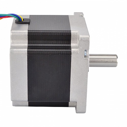 Nema 34 CNC Adım Motoru 4,5 Nm (637,25 oz.in) 5,5 A 86x86x80 mm Anahtar Yolu Şaftı