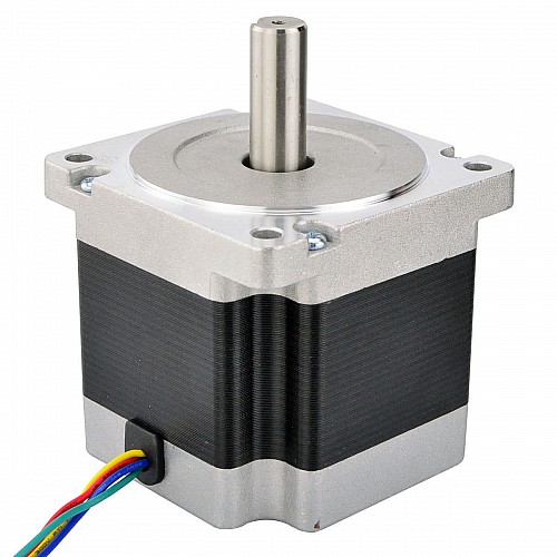 Nema 34 CNC Adım Motoru 4,5 Nm (637,25 oz.in) 5,5 A 86x86x80 mm Anahtar Yolu Şaftı