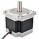 Nema 34 CNC Adım Motoru 4,5 Nm (637,25 oz.in) 5,5 A 86x86x80 mm Anahtar Yolu Şaftı