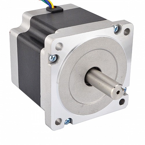 Nema 34 CNC Adım Motoru 4,5 Nm (637,25 oz.in) 5,5 A 86x86x80 mm Anahtar Yolu Şaftı