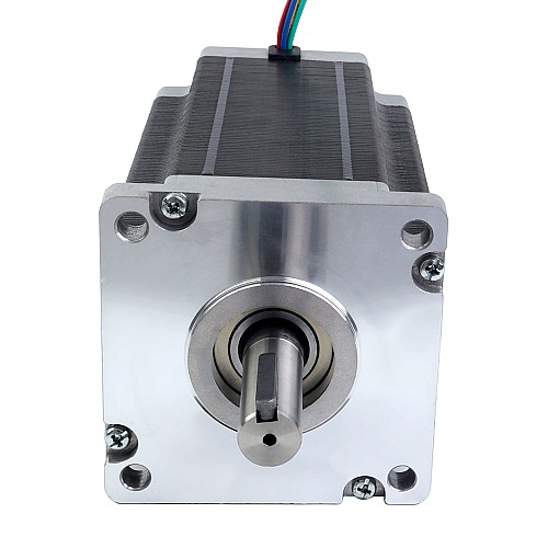 Çift Şaftlı Nema 42 CNC Adım Motoru 30Nm (4248oz.in) 8A 110x110x201mm 4 Kablo