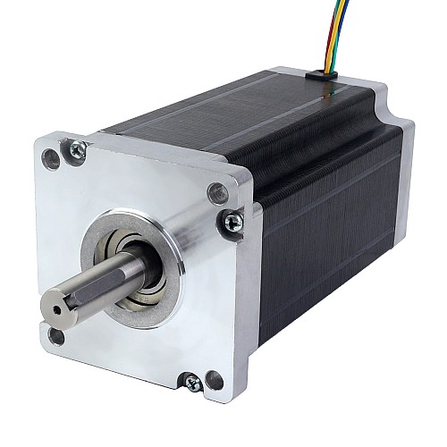 Nema 42 CNC Step Motor Bipolar 30Nm (4248oz.in) 8A 110x110x201mm 4 Kablo Nema 42 CNC Step Motor Bipolar 30Nm (4248oz.in) 8A 110x110x201mm 4 Kablo