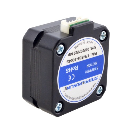 5 adet E Serisi Nema 17 Bipolar 1,8 derece 17 Ncm (24,07 oz.in) 1A 42x42x23mm 4 Kablo - 5-17HE08-1004S | StepperOnline