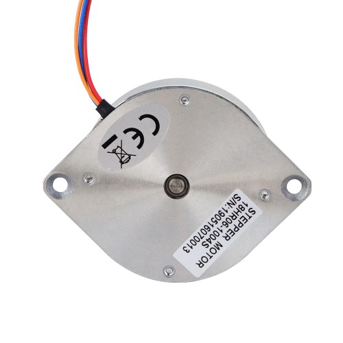 Yuvarlak Gözleme Nema 18 Bipolar 1,8 derece 9Ncm (12,75oz.in) 1A Φ46x16mm 4 Kablo