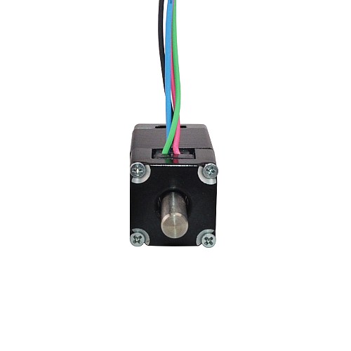Çift Şaftlı Nema 6 Bipolar 1,8 derece 0,58 Ncm (0,82 oz.in) 0,3 A 14x14x30 mm 4 Kablo Çift Şaftlı Nema 6 Bipolar 1,8 derece 0,58 Ncm (0,82 oz.in) 0,3 A 14x14x30 mm 4 Kablo