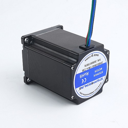 Kullanılmış - Kısa Şaft Nema 23 Bipolar 1,89 Nm (267,65 oz.in) 2,9 A 57x57x76,5 mm 4 Kablo - 23HS30-2904S-USED | StepperOnline