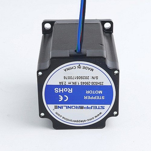 Kullanılmış - Kısa Şaft Nema 23 Bipolar 1,89 Nm (267,65 oz.in) 2,9 A 57x57x76,5 mm 4 Kablo - 23HS30-2904S-USED | StepperOnline