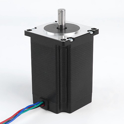 Kullanılmış - Nema 23 Adım Motoru 2,4 Nm (339,87 oz.in) 4A 57x57x82mm 8mm Şaft 4 Kablo