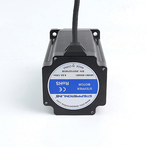 Kullanılmış - S Serisi Nema 34 Adım Motoru 13,0 Nm (1841 oz.in) 14 mm Anahtarlı Şaft 1 m Kablo