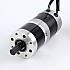 İkinci el - Çin stok - 24V 101W Yuvarlak Dişli Fırçasız DC Motor 6,90Nm (977,12oz.in) 27:1 Yuvarlak Planet Dişli Kutusu